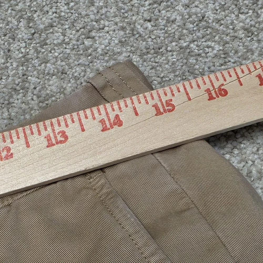 Wallace & Barnes Tessuti Sonriso Chino Trousers Khaki W29 L29 Slim Straight Mens